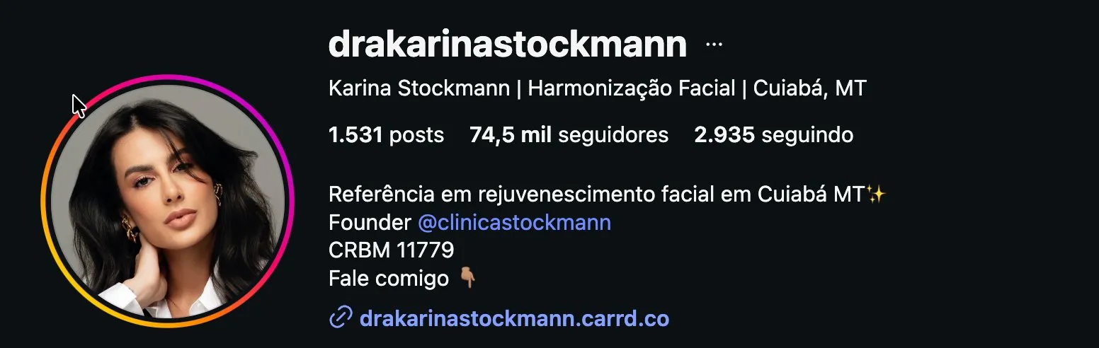 Perfil @drakarinastockmann