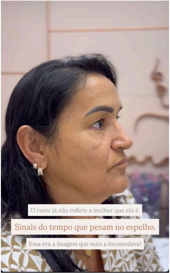 Cansada até descansada — Antes